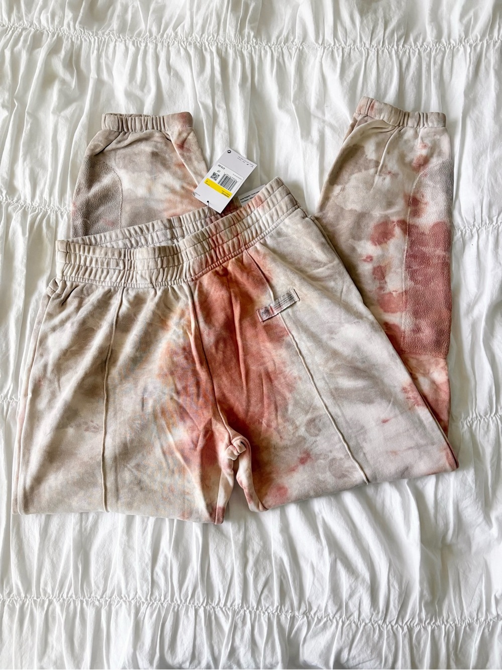 NWT Nike Orange/Tan Loose Fit Sweatpants